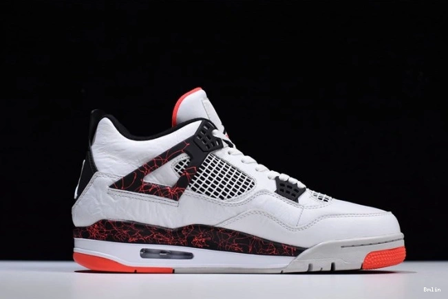 Bmlin 308497-116 Air Jordan Hot 4 Retro Lava 0812